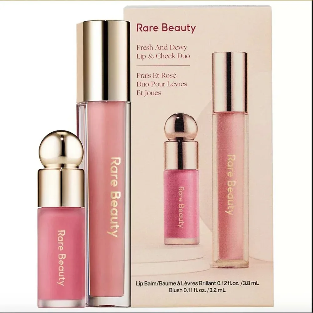 NWT Rare Beauty by Selena Gomez Fresh and Dewy Lip & Cheek Duo
